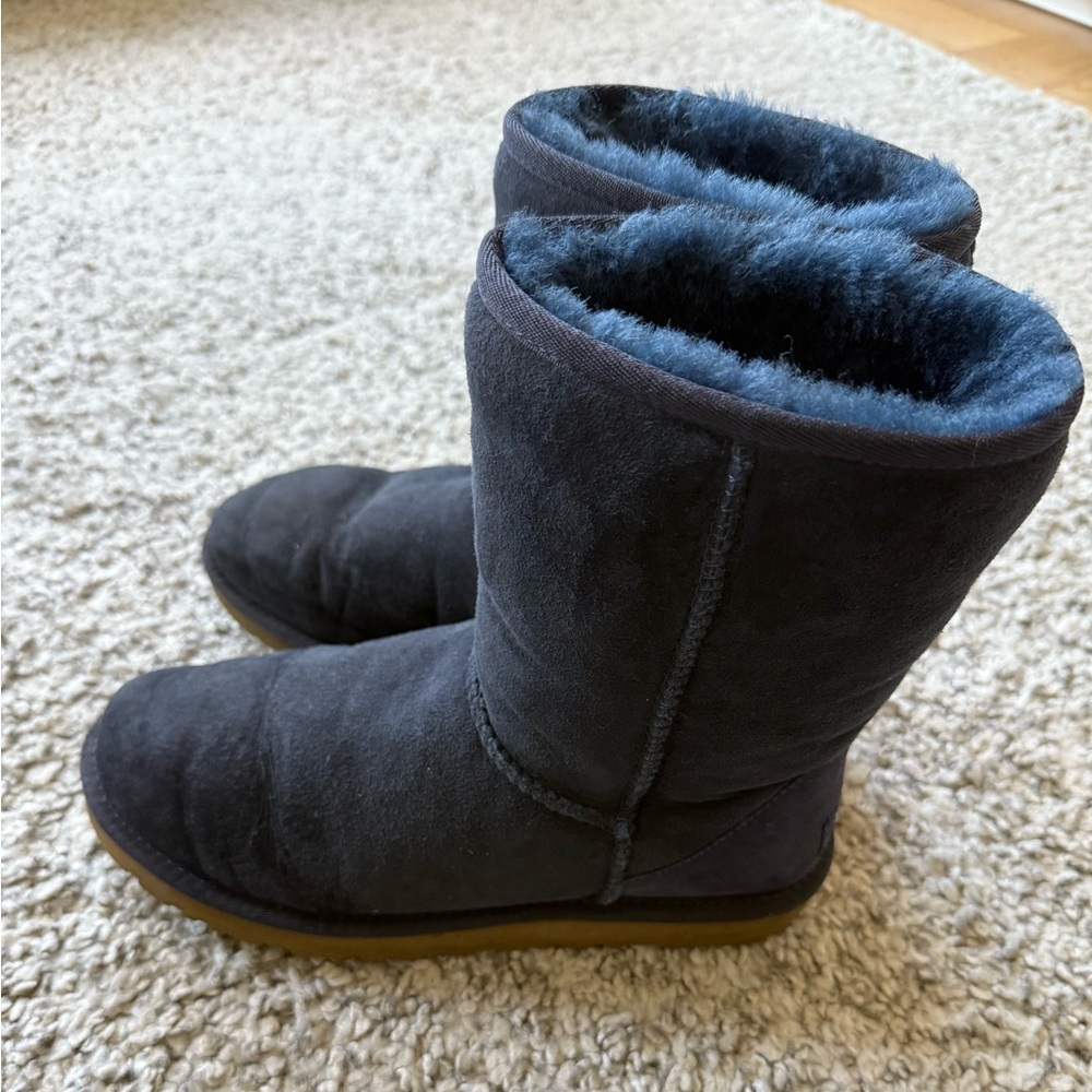 UGG classic short boots navy blue - size 8 - Picture 2 of 13